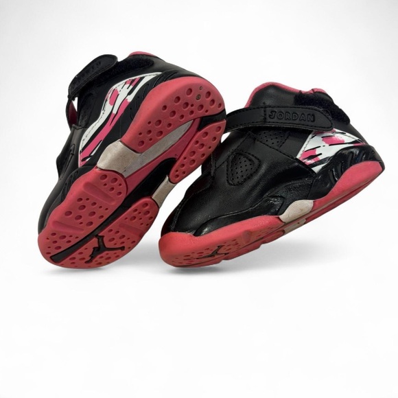 Toddler Girls Air Jordan 8 Retro TD 'Pinksicle' 6c - Picture 4 of 7